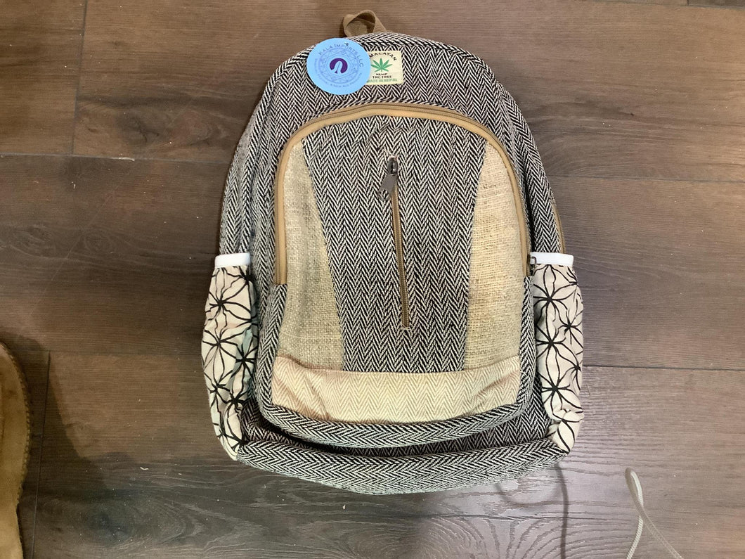 Hemp Backpack Fancy