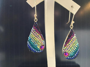 Mosaico Sterling Silver Earrings **USE DROPDOWN MENU FOR PRICES AND ORDERING**