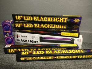 L.E.D. 18" Blacklight linkable Fixture