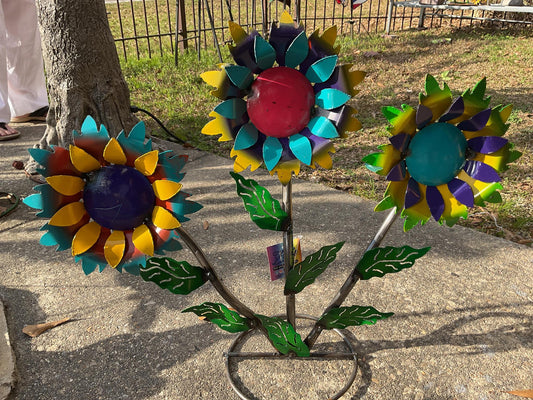 Triple Flower Stands