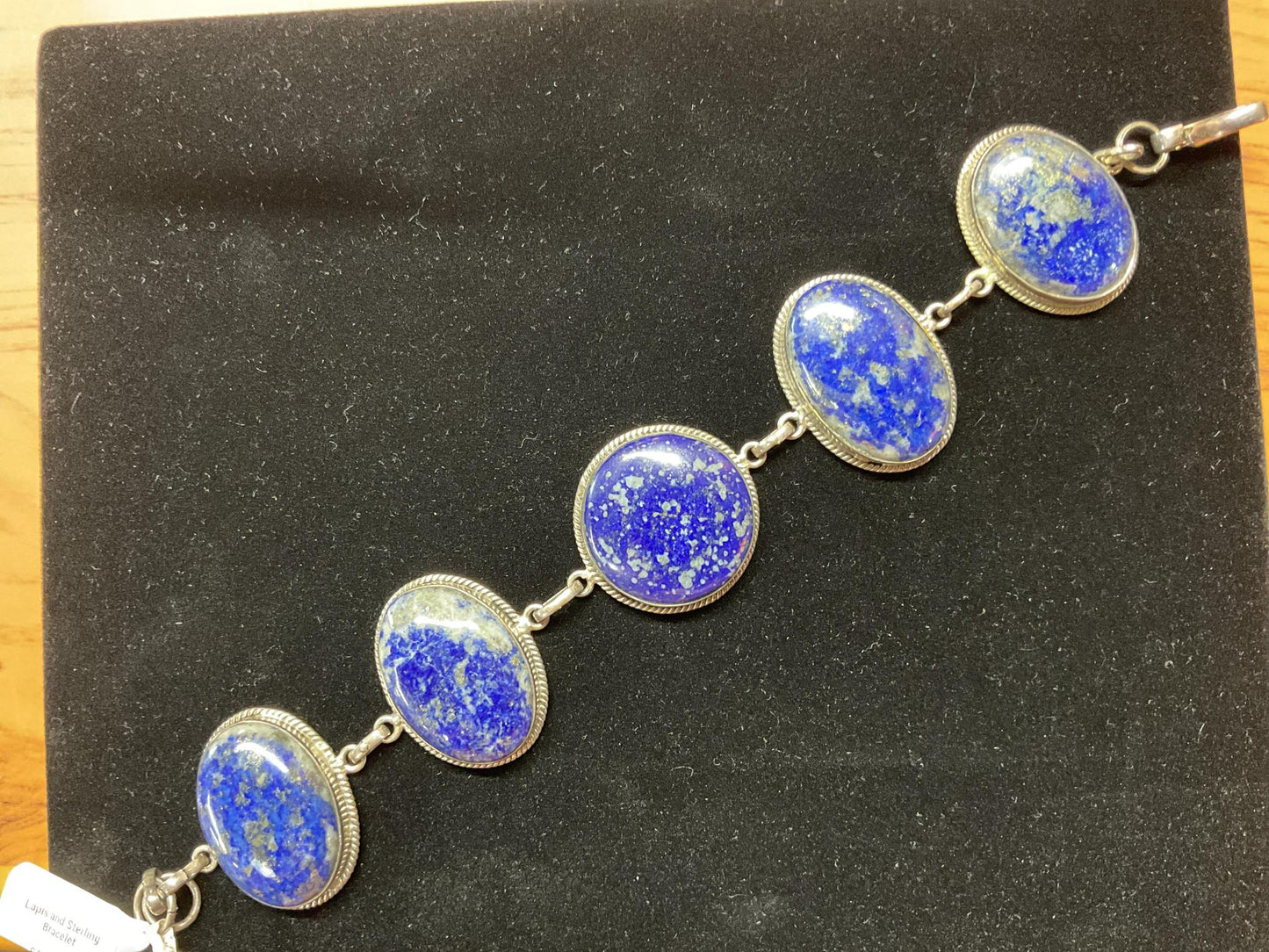 Lapis and Sterling Bracelet