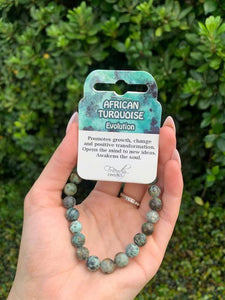African Turquoise Natural Stone 8mm