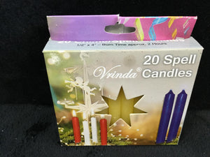 Spell Candle Box of 20 (Choose Color)