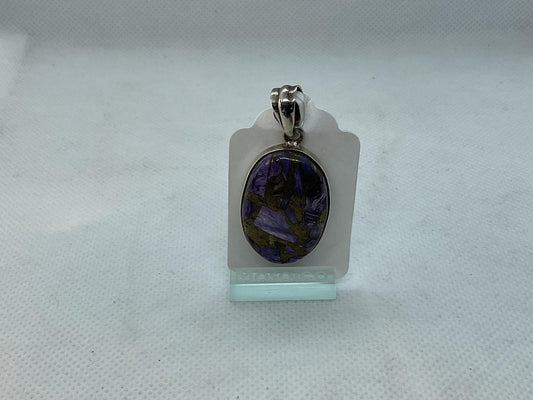 Sterling Pendant Charoite