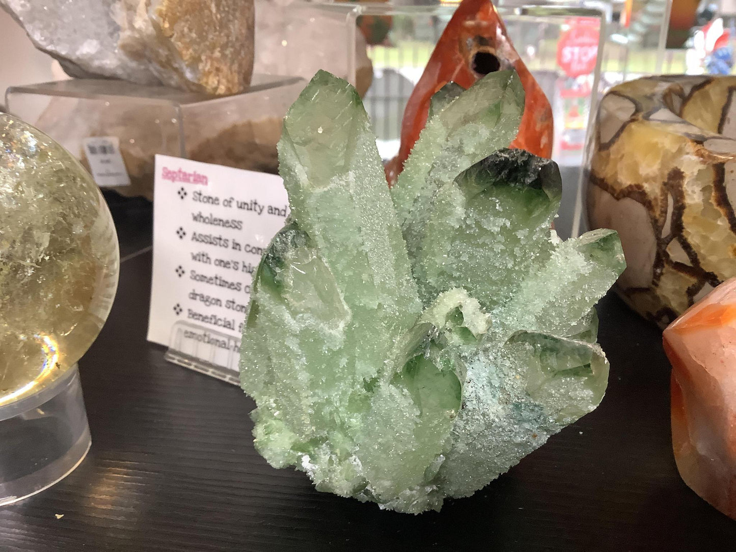 Tibetan Green Phantom Quartz