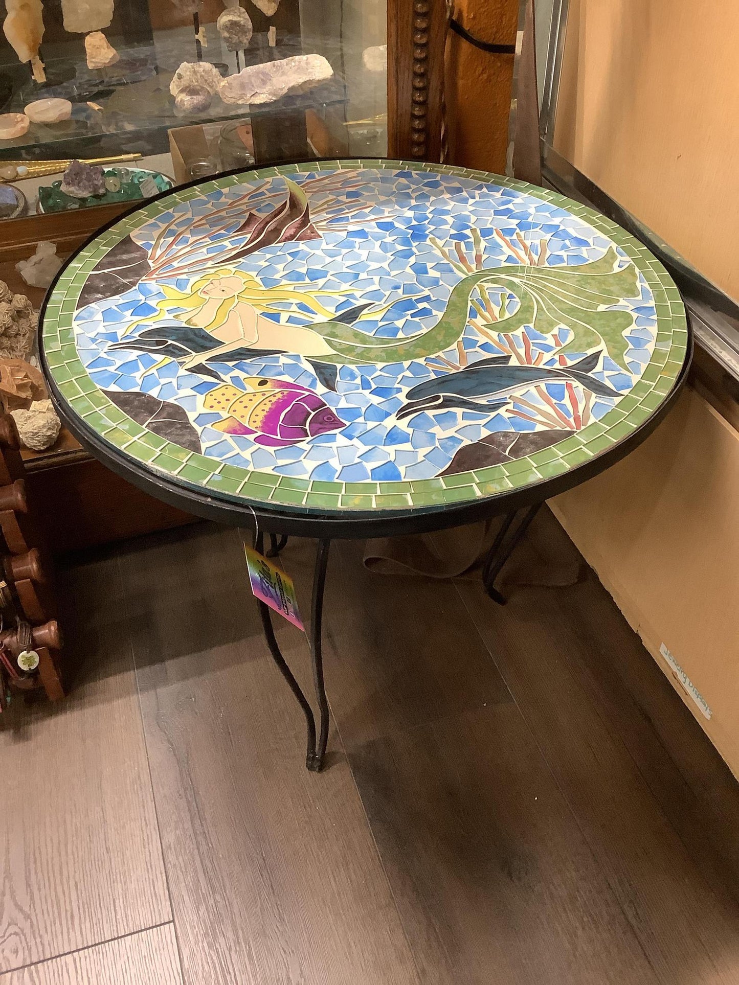 Mosaic Mermaid Table 20"