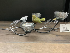 Birds Nest 3 Tea Light Candle Holder