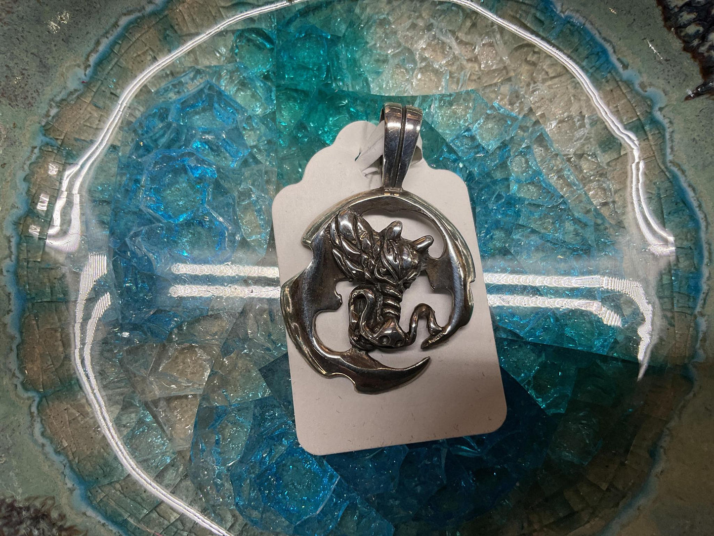 Sterling Dragon Pendants