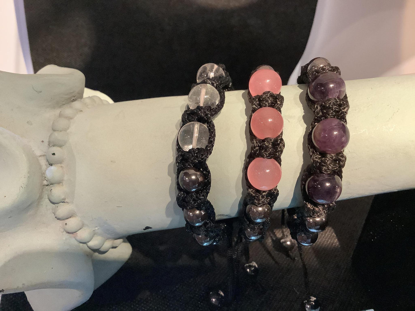 Natural Stone Adjustable Thread Bracelets