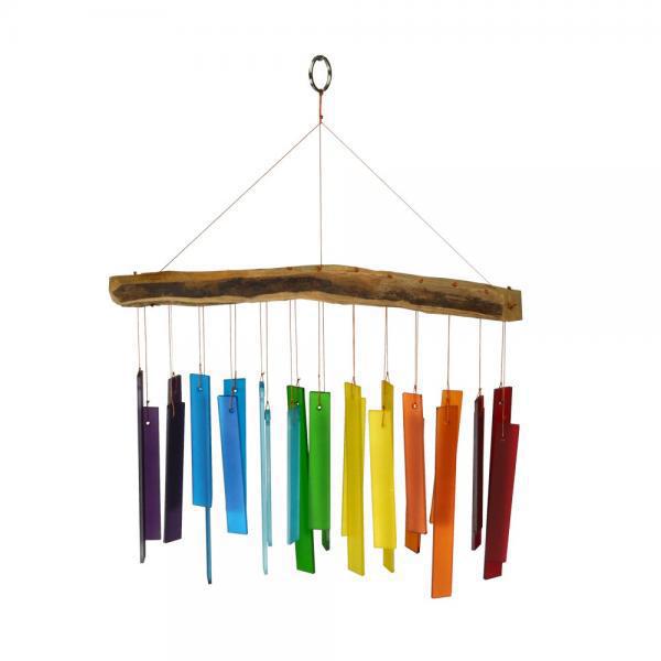 Driftwood and Glass Chimes