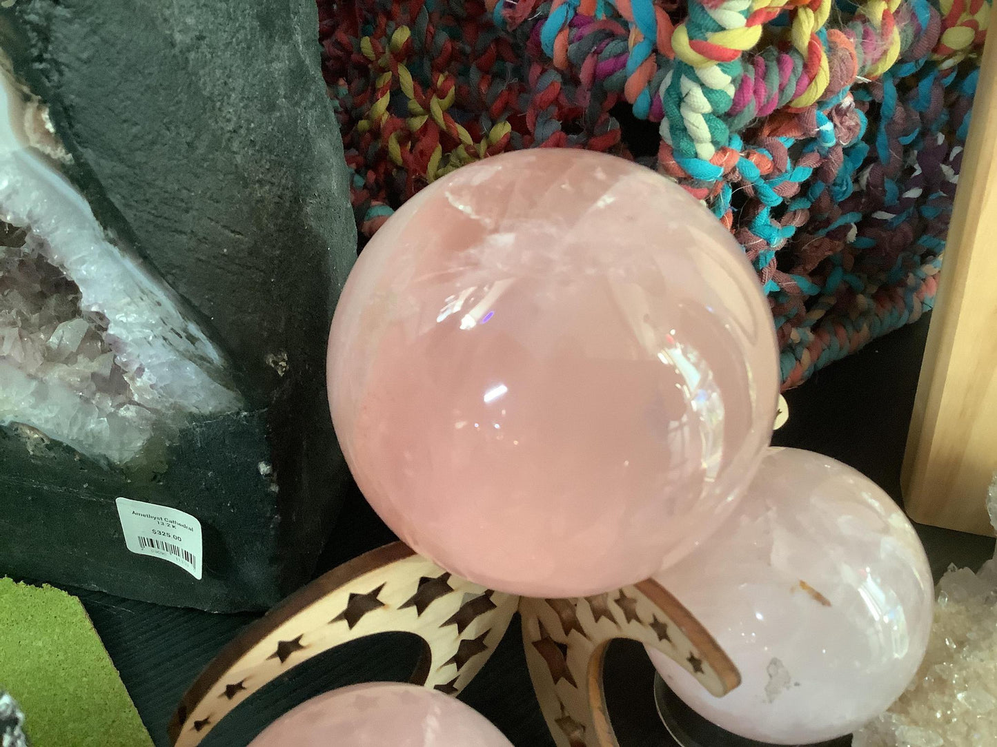 85mm Rose Quartz Sphere