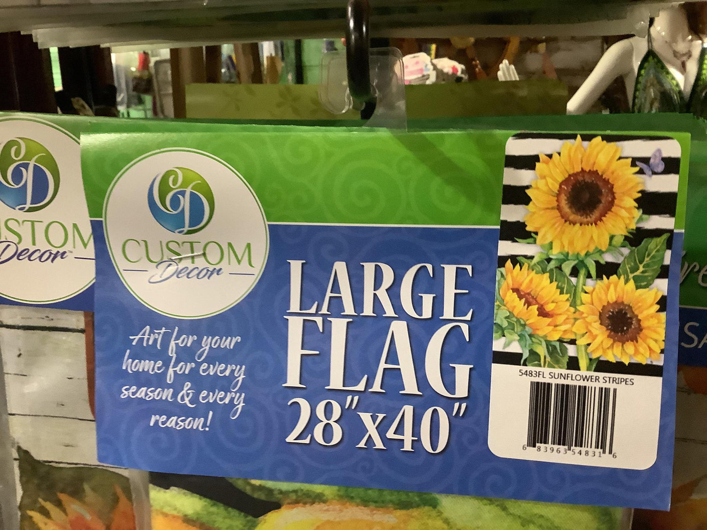 Fall Flags House Size