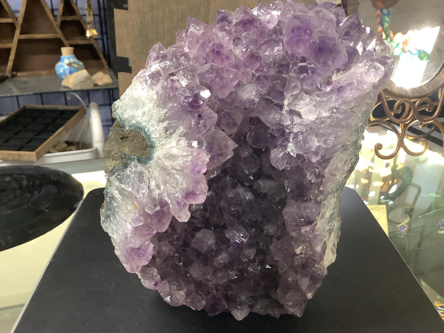 Large Unpolished Amethyst Druzy Clusters