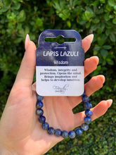 Load image into Gallery viewer, Lapis Lazuli Natural Stone Bracelet 8mm
