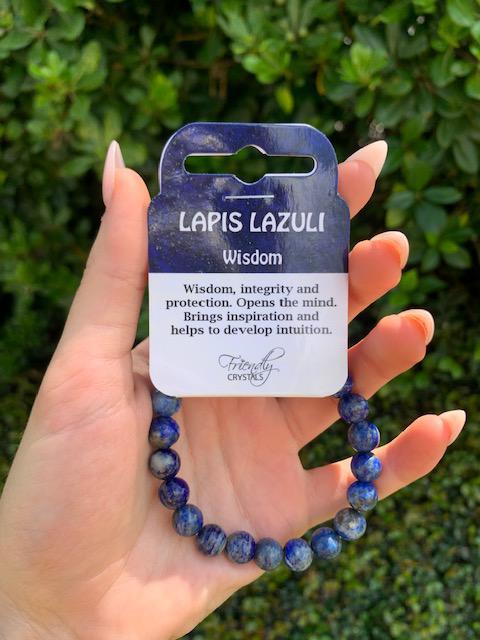 Lapis Lazuli Natural Stone Bracelet 8mm