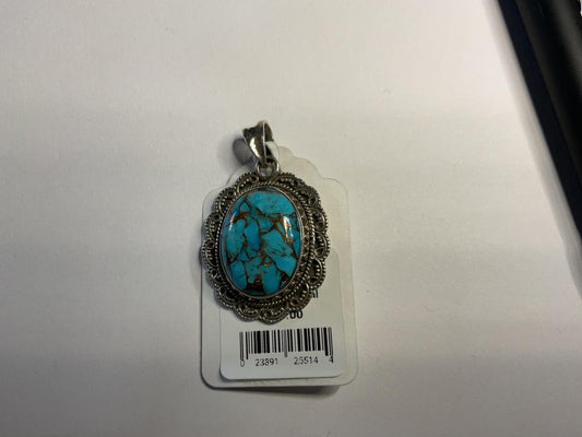 Sterling Pendant Turquoise