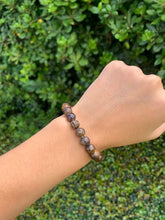 Load image into Gallery viewer, Bronzite Natural Stone Bracelet 8 mm
