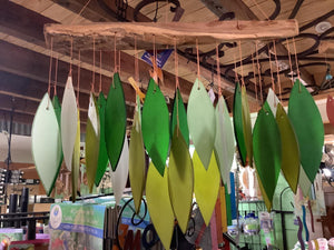 Driftwood and Glass Chimes