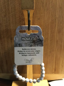 Howlite Natural Stone Bracelet 8mm