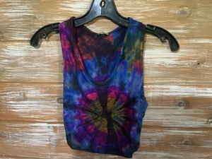 Tie-Dye Spandex Crop Top