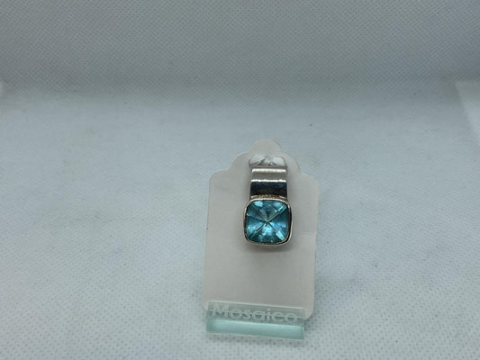 Sterling Pendant Aquamarine