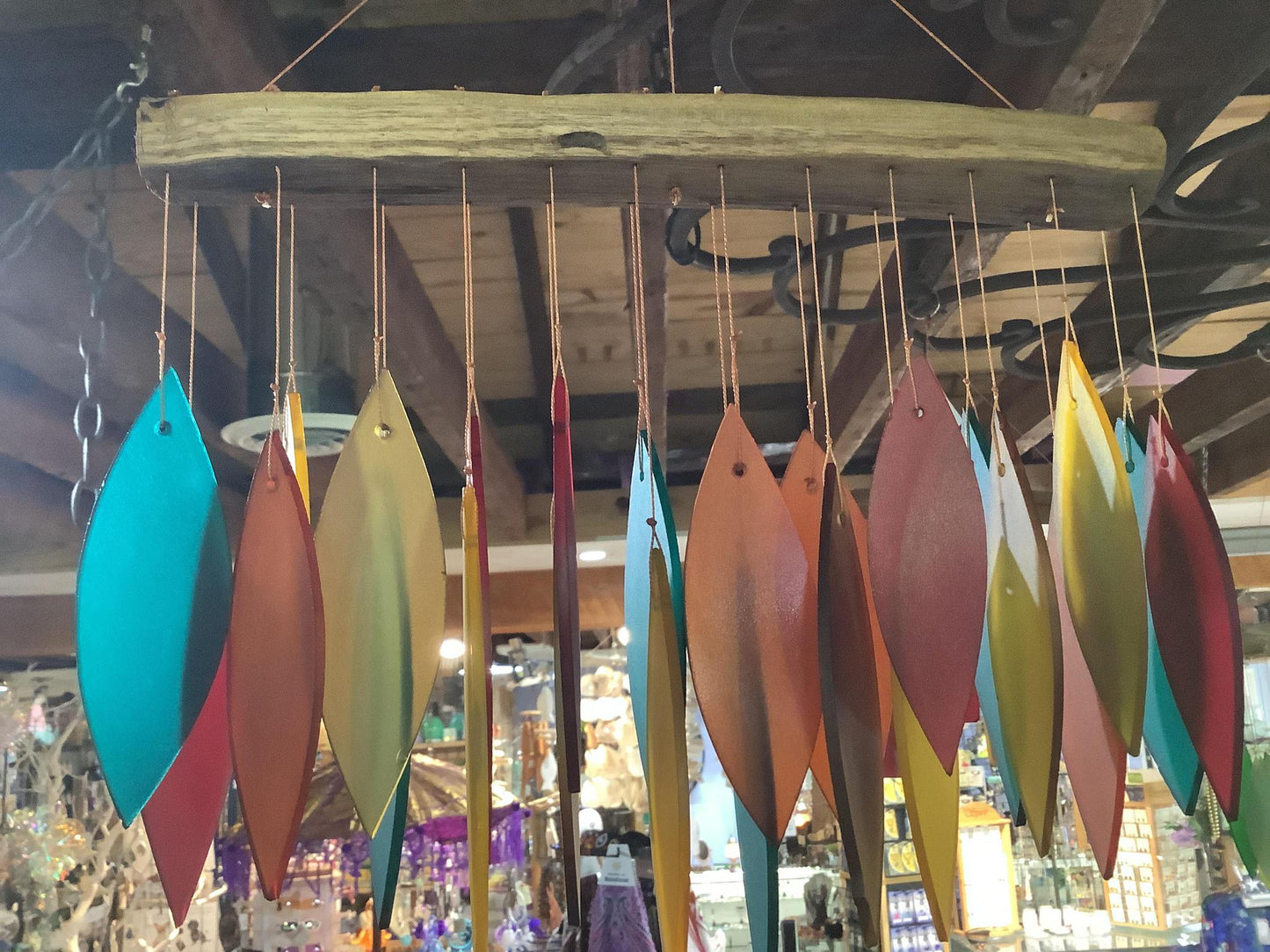 Driftwood and Glass Chimes