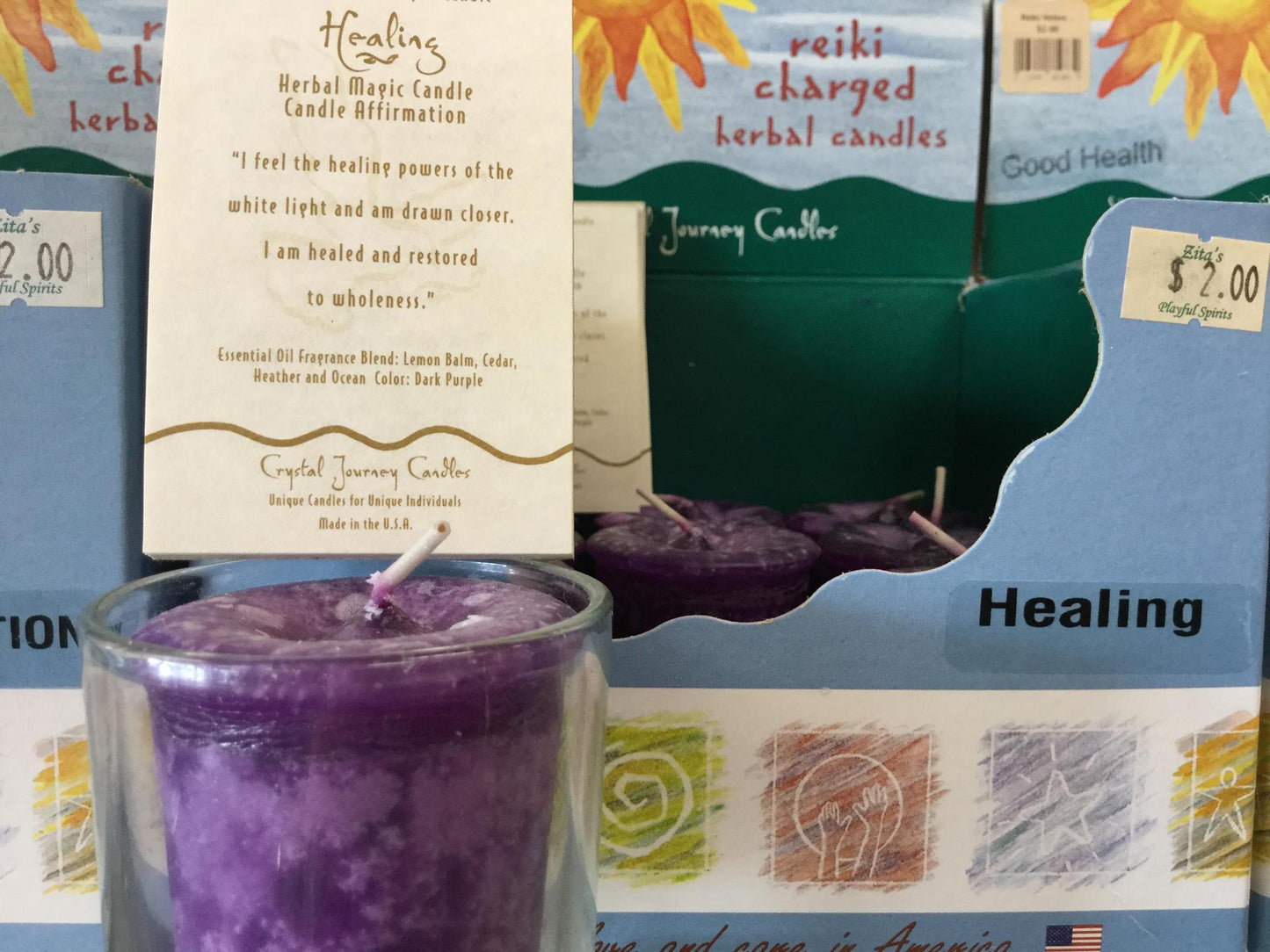 Reiki Votive Candles