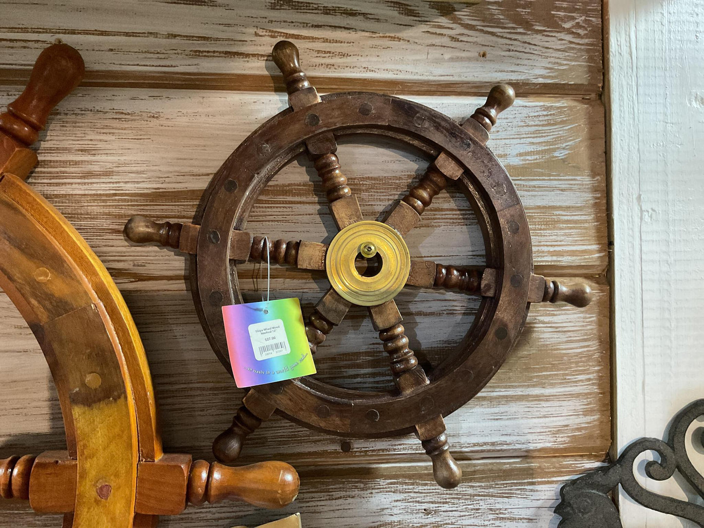 Ships Wheel Wood Nautical