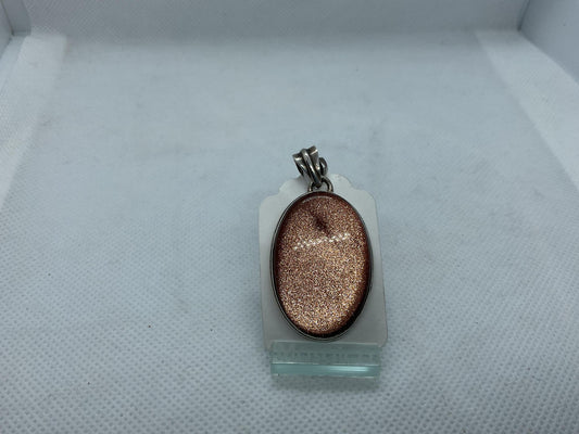 Sterling Pendant Goldstone