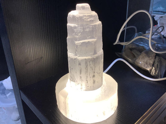 Selenite Light Base