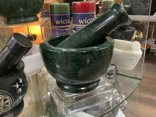 Mortar & Pestle Large Green