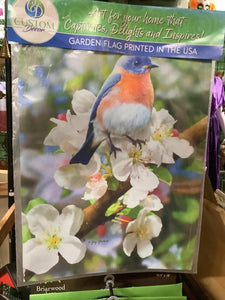 Stunning Bluebird Garden Flag