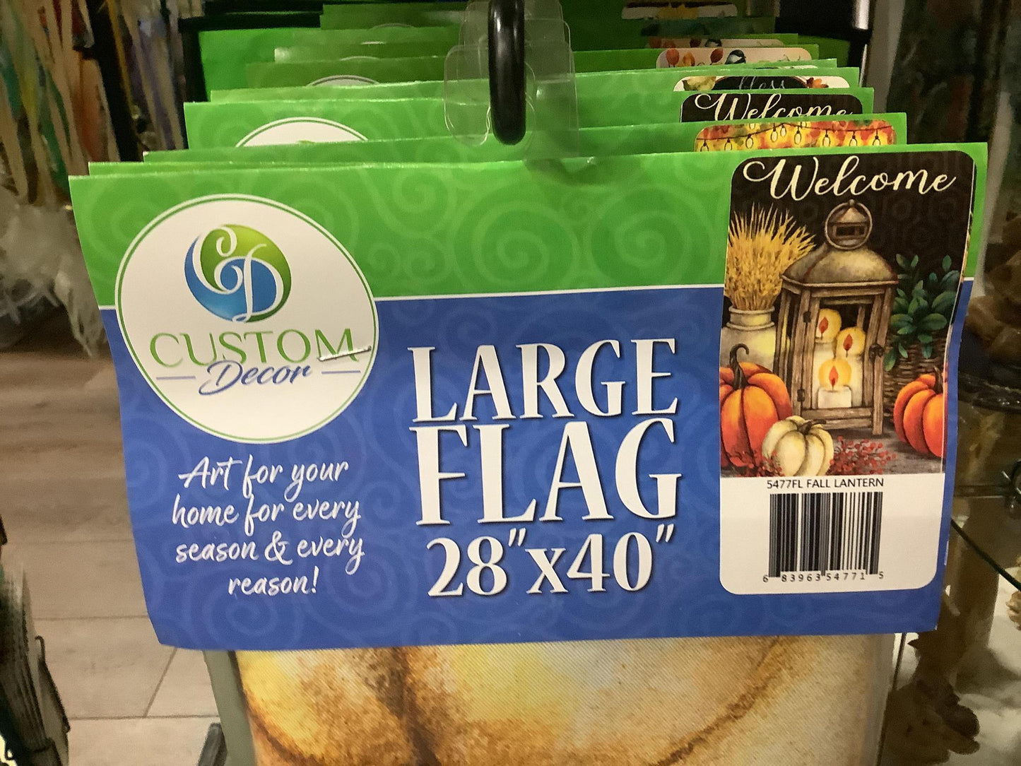 Fall Flags House Size