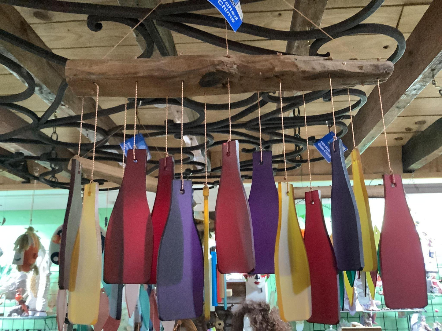 Driftwood and Glass Chimes