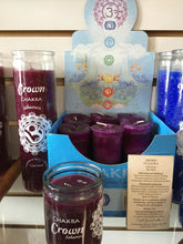 Load image into Gallery viewer, Chakra Votive Candles Crystal Journey
