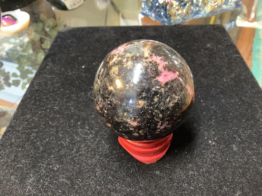 Rhodonite Sphere