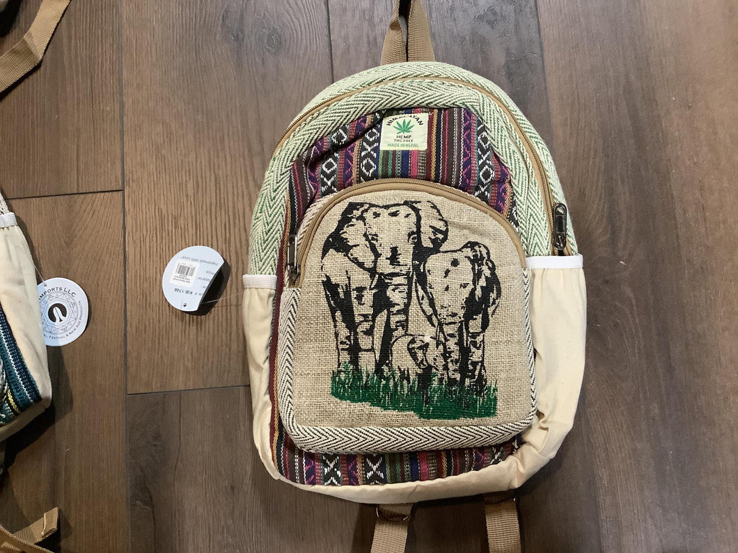 Kala Small Hemp Backpacks