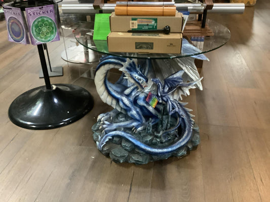 Blue Dragon End Table