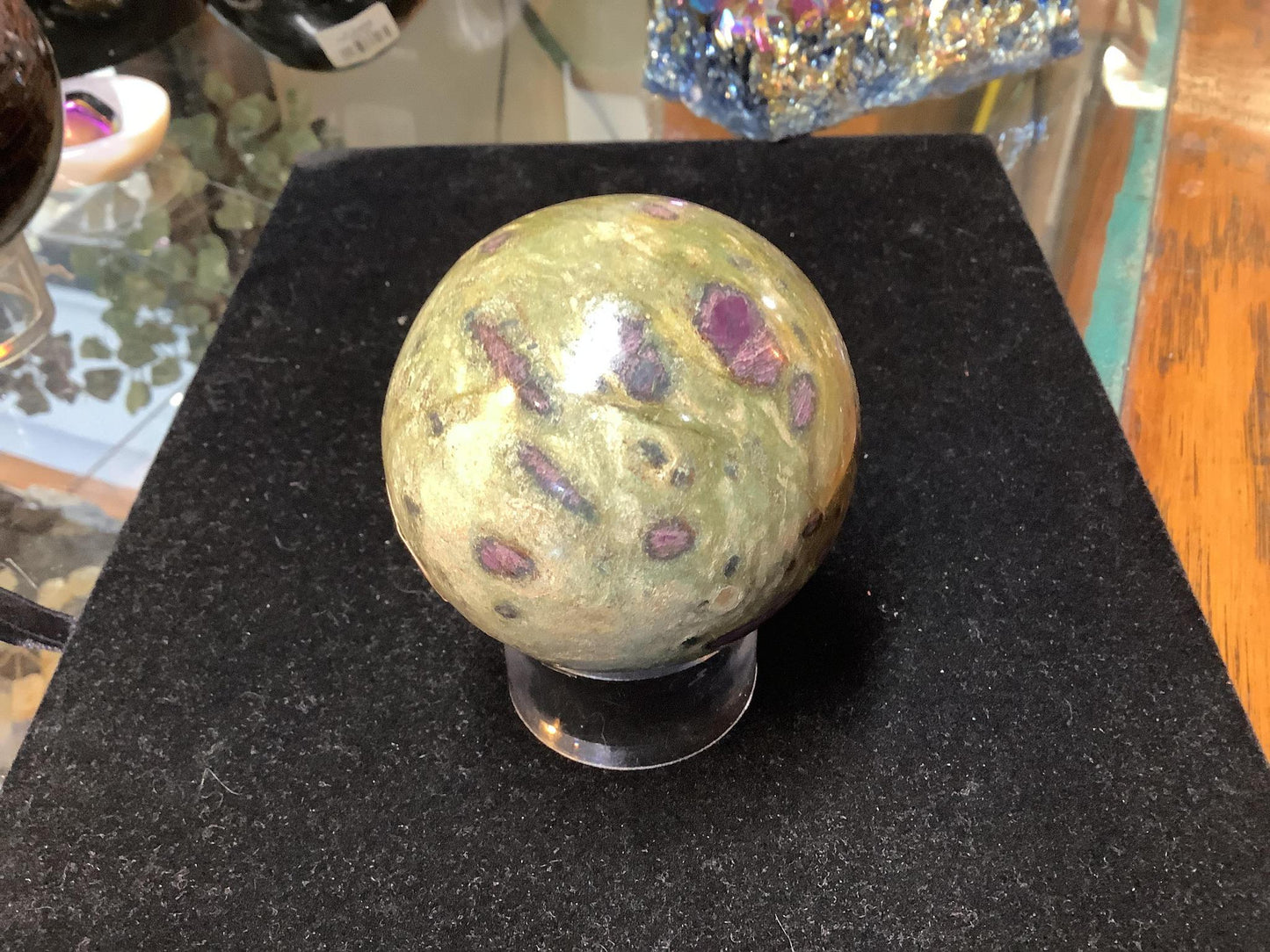 Ruby Fuchsite Sphere