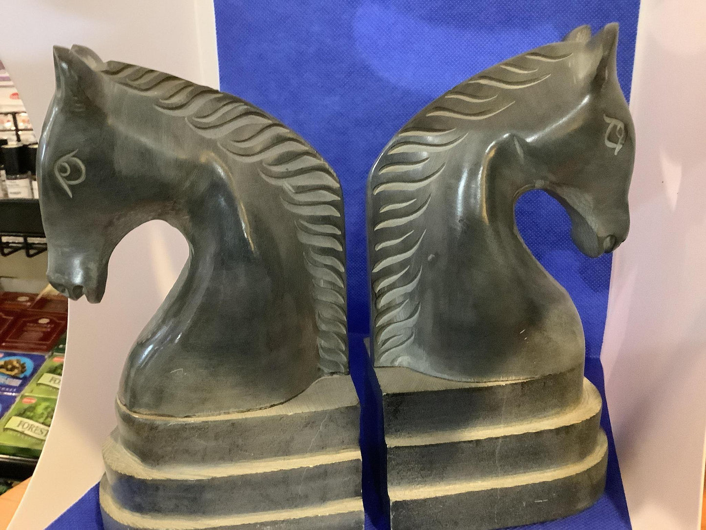 Horse Head Bookends