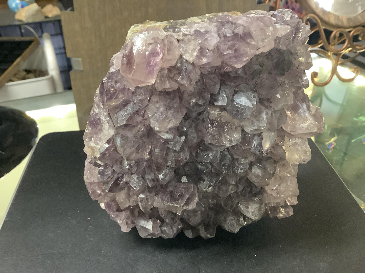 Large Unpolished Amethyst Druzy Clusters