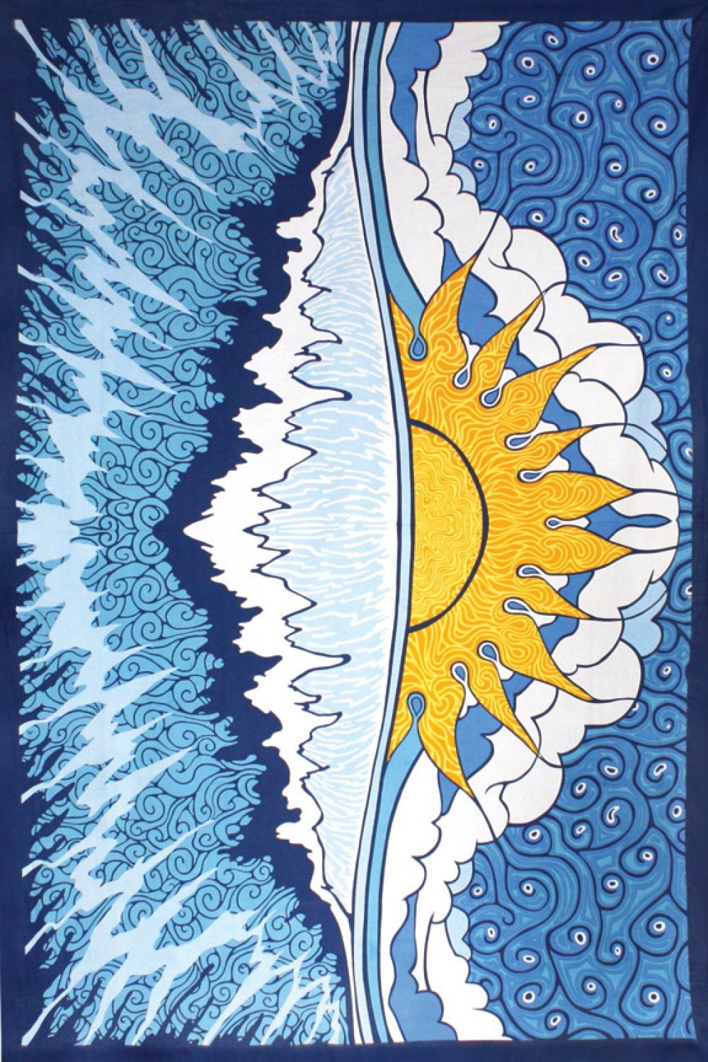 Sun Wave Tapestry 60x90 - Artwork by Chris Pinkerton