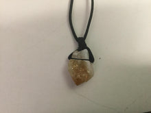 Load image into Gallery viewer, Gemstone Point on Waxed Cord
