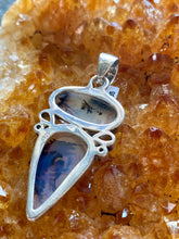 Load image into Gallery viewer, Pendant, Dendritic Agate &amp; Citrine
