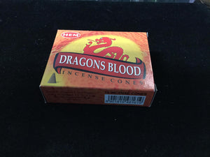 Hem Dragons Blood Cones 10 ct.