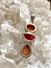 Load image into Gallery viewer, Pendant, Sponge Coral &amp; Citrine
