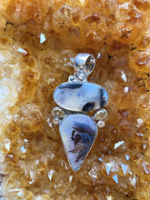 Load image into Gallery viewer, Pendant, Dendritic Agate &amp; Citrine
