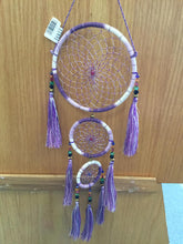 Load image into Gallery viewer, Three Tiered Crystal DreamCatcher
