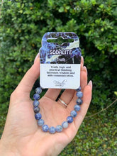 Load image into Gallery viewer, Sodalite Natural Stone Bracelet 8mm
