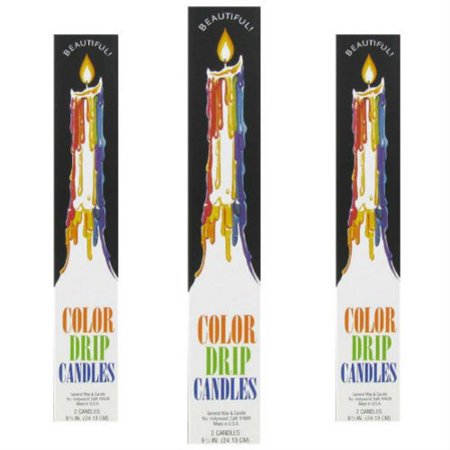 Color Drip Candles (2 Pack)